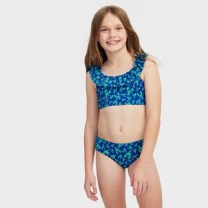 Roller Rabbit x Target- Girls' Lobsters Ruffle Bikini Set